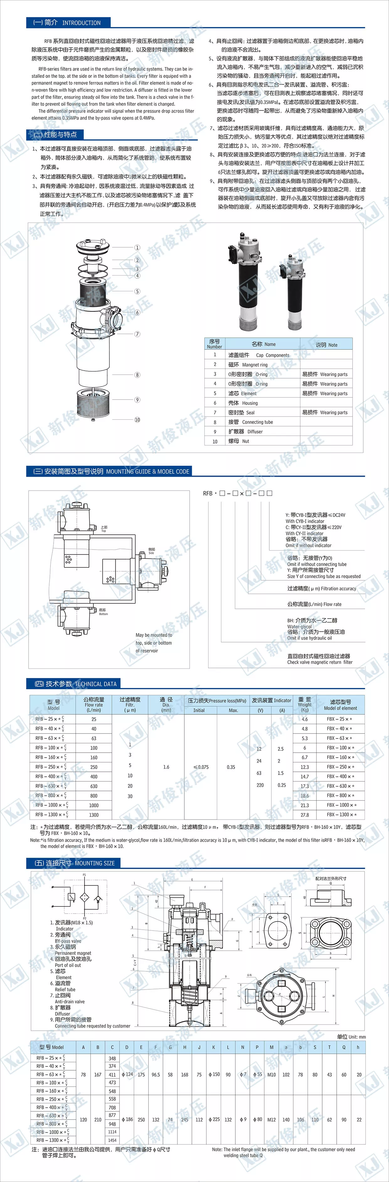 液压过滤器工作原理图片